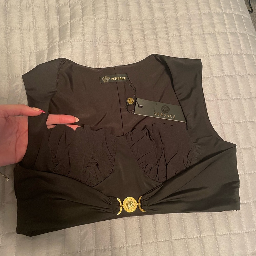 Versace crop top
